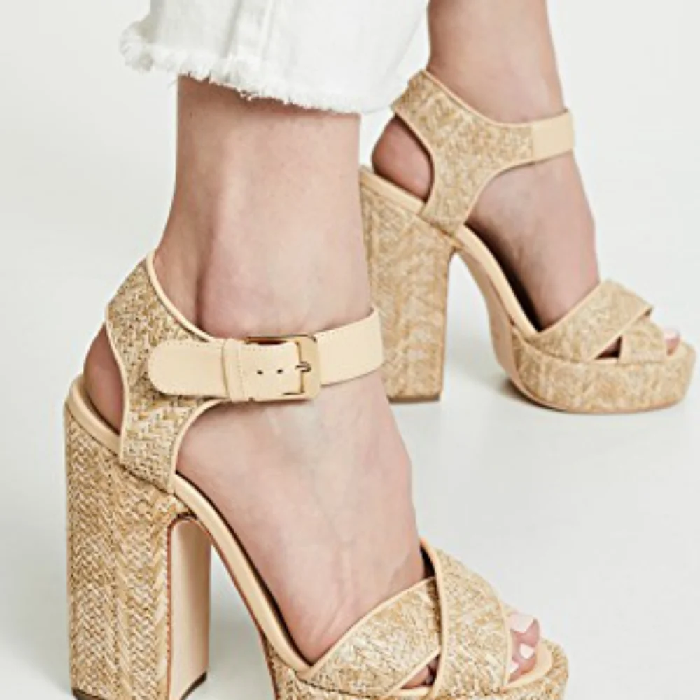 NIB LAURENCE DACADE Rosange 120mm Silver Metallic High Platform Sandals sz 41 - Picture 2 of 11